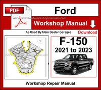 ford f150 2021 to 2023 service repair workshop manual pdf
